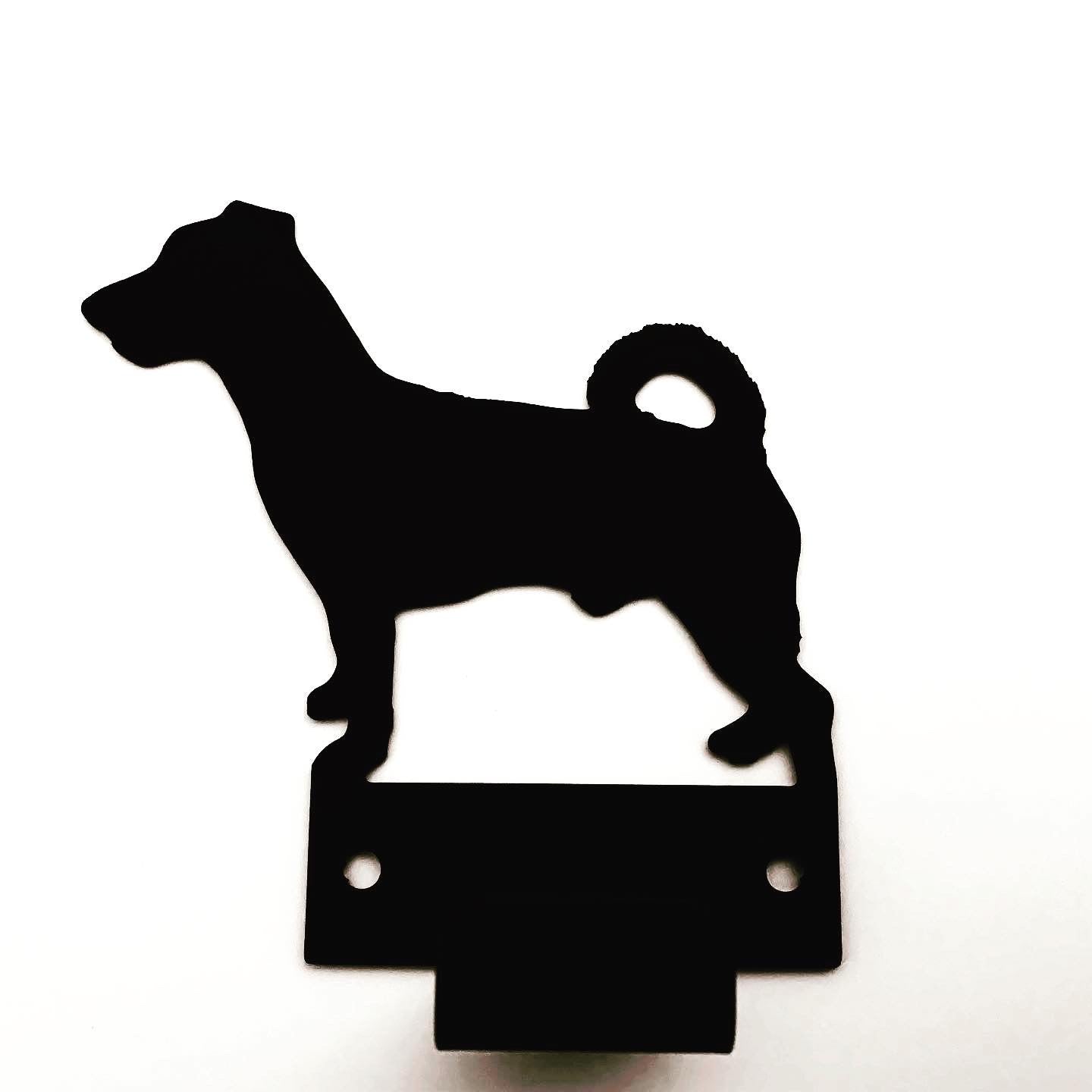Wall Mounted Jack Russell Terrier Lead Holder