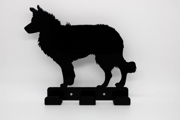 Wall Mounted Border Collie Lead Holder